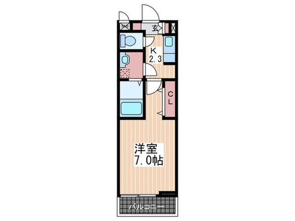 リバーサイド蛍の物件間取画像